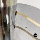 Lampada da terra in acciaio cromato, 1970 ca.