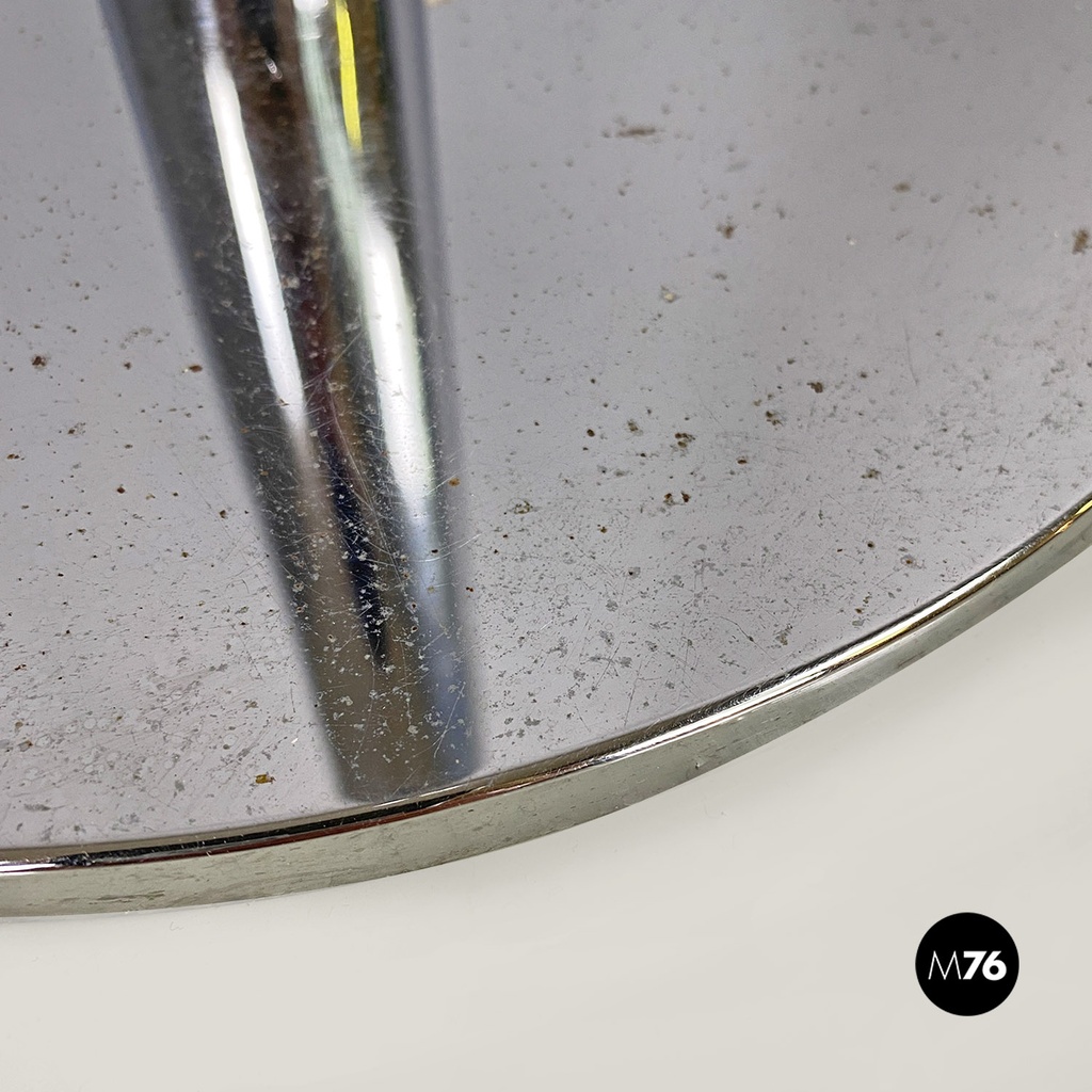 Lampada da terra in acciaio cromato, 1970 ca.