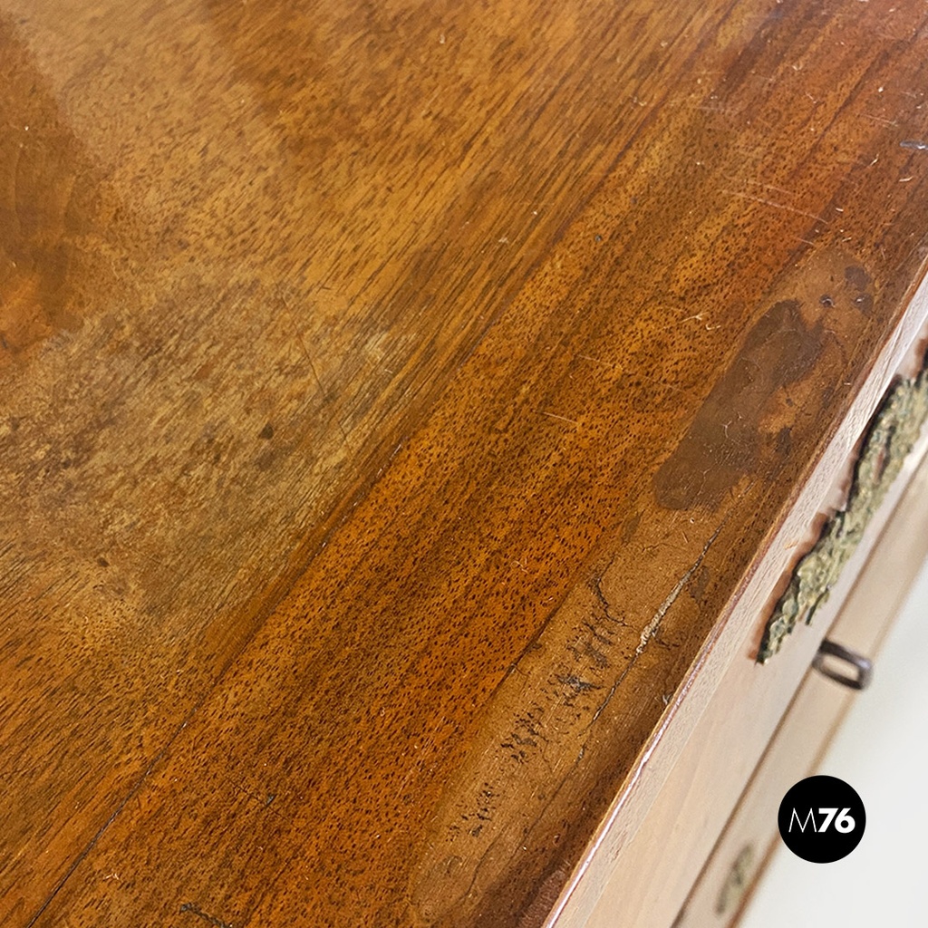 Cassettiera di antiquariato in legno, 1800 ca.