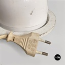 Lampada da terra in metallo bianco, 1980 ca.