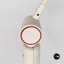 Lampada da terra in metallo bianco, 1980 ca.