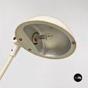 Lampada da terra in metallo bianco, 1980 ca.