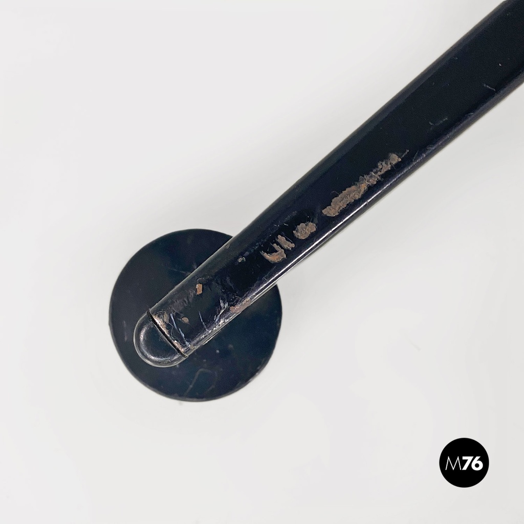 Poltrone girevoli da scrivania in tessuto grigio, 1960 ca.