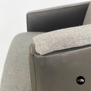 Poltrone girevoli da scrivania in tessuto grigio, 1960 ca.