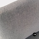 Poltrone girevoli da scrivania in tessuto grigio, 1960 ca.