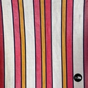 Sdraio da bambino in tessuto a riche e legno, 1950 ca.