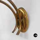 Applique a due bracci in ottone, 1950 ca.