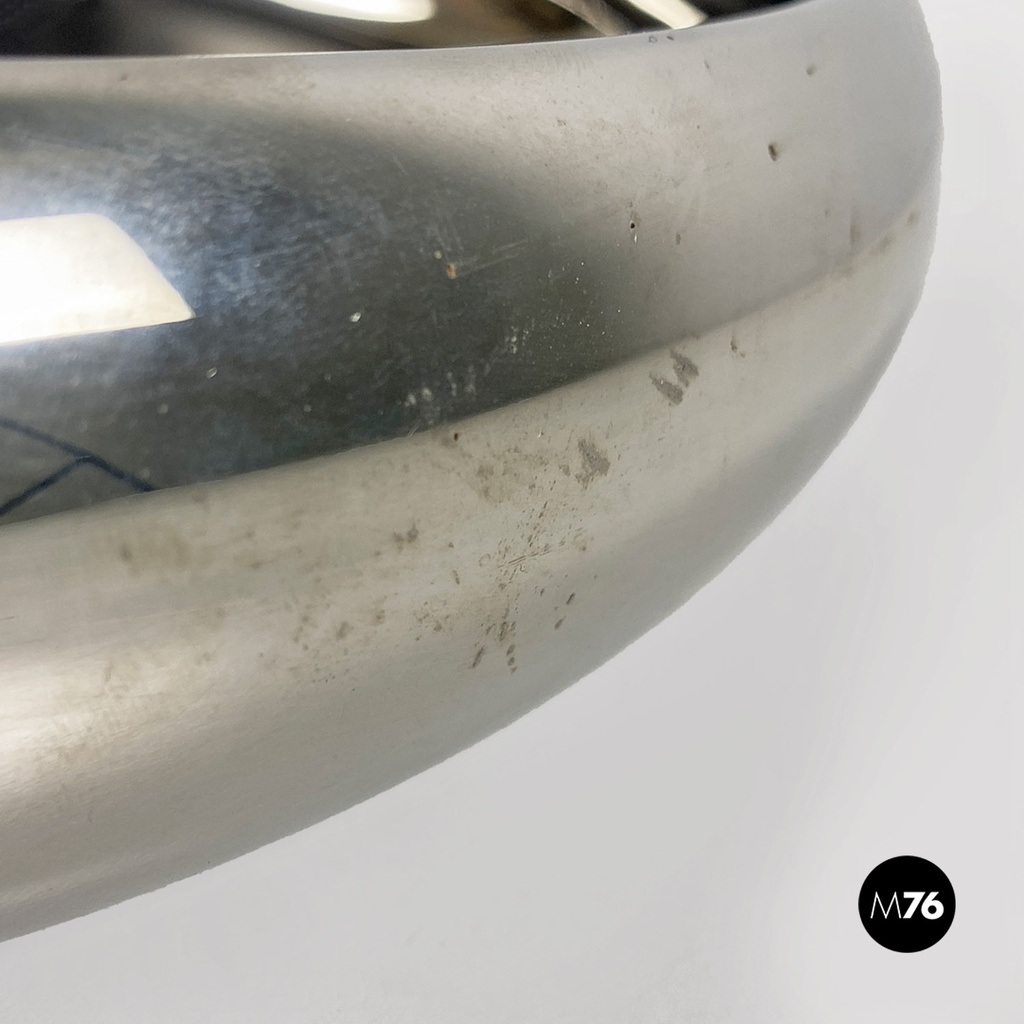 Centro tavola in acciaio di Sambonet, 1970 ca.