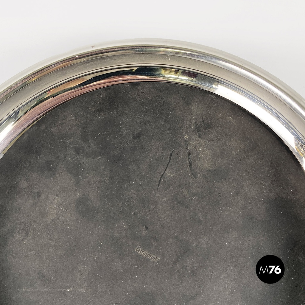 Centro tavola in acciaio di Sambonet, 1970 ca.