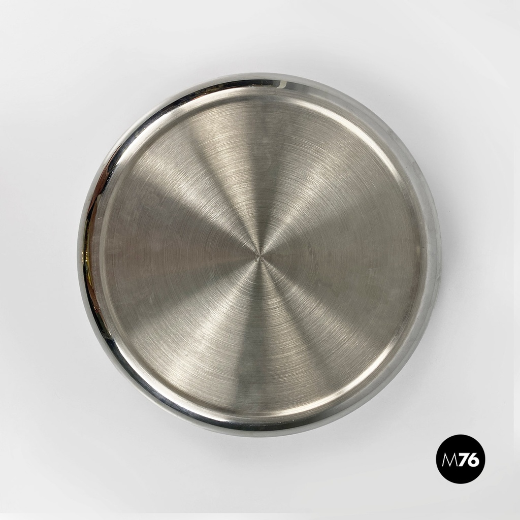 Centro tavola in acciaio di Sambonet, 1970 ca.