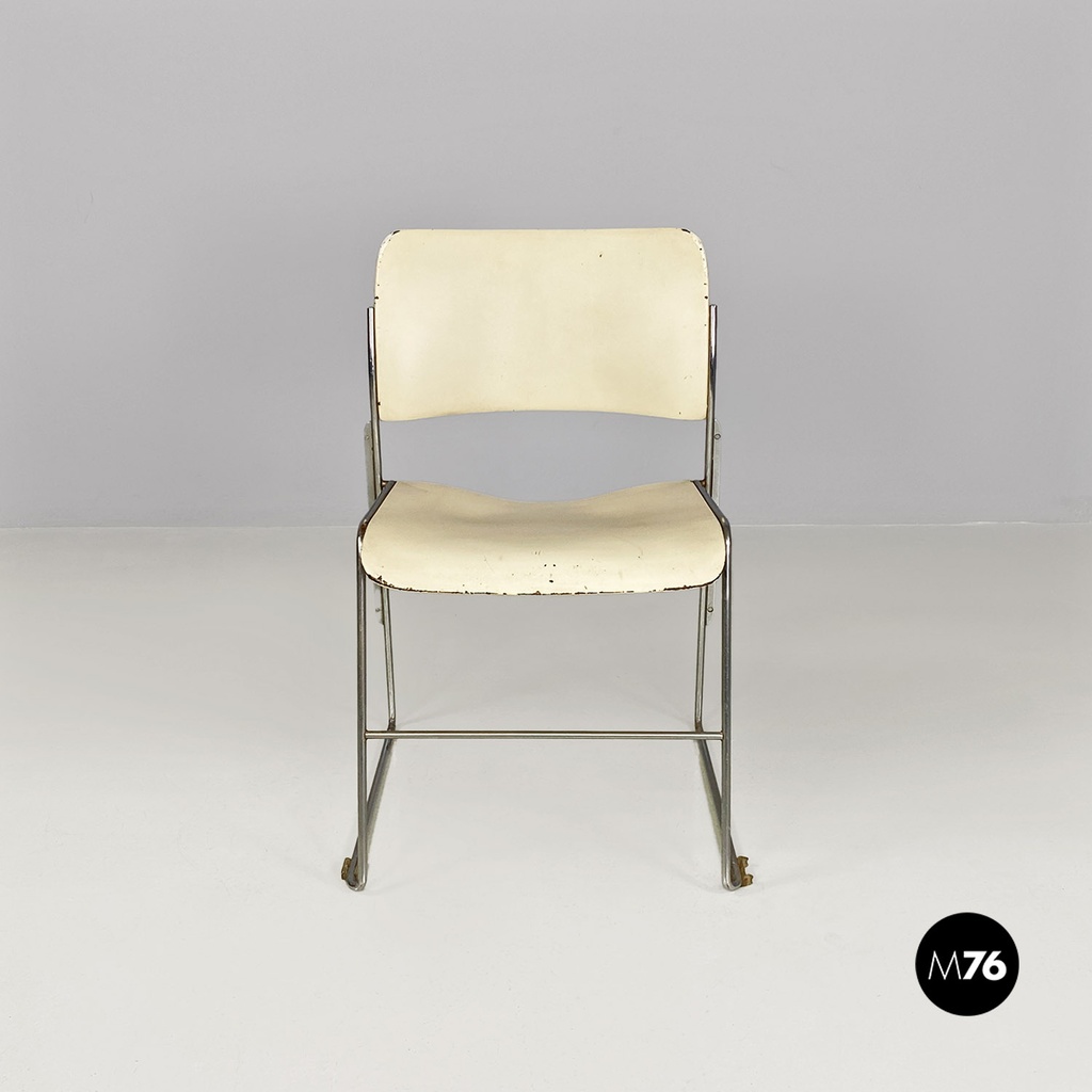 Sedie 40/4 di David Rowland per GF Furniture, 1963