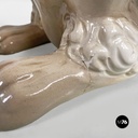 Scultura barboncino in ceramica Ronzan, 1970 ca.