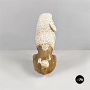 Scultura barboncino in ceramica Ronzan, 1970 ca.