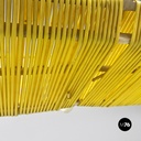 Panca da esterno in scooby giallo, 1950 ca.