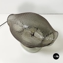 Italian modern glass steel table lamp Patroclo by Gae Aulenti for Artemide, 1970