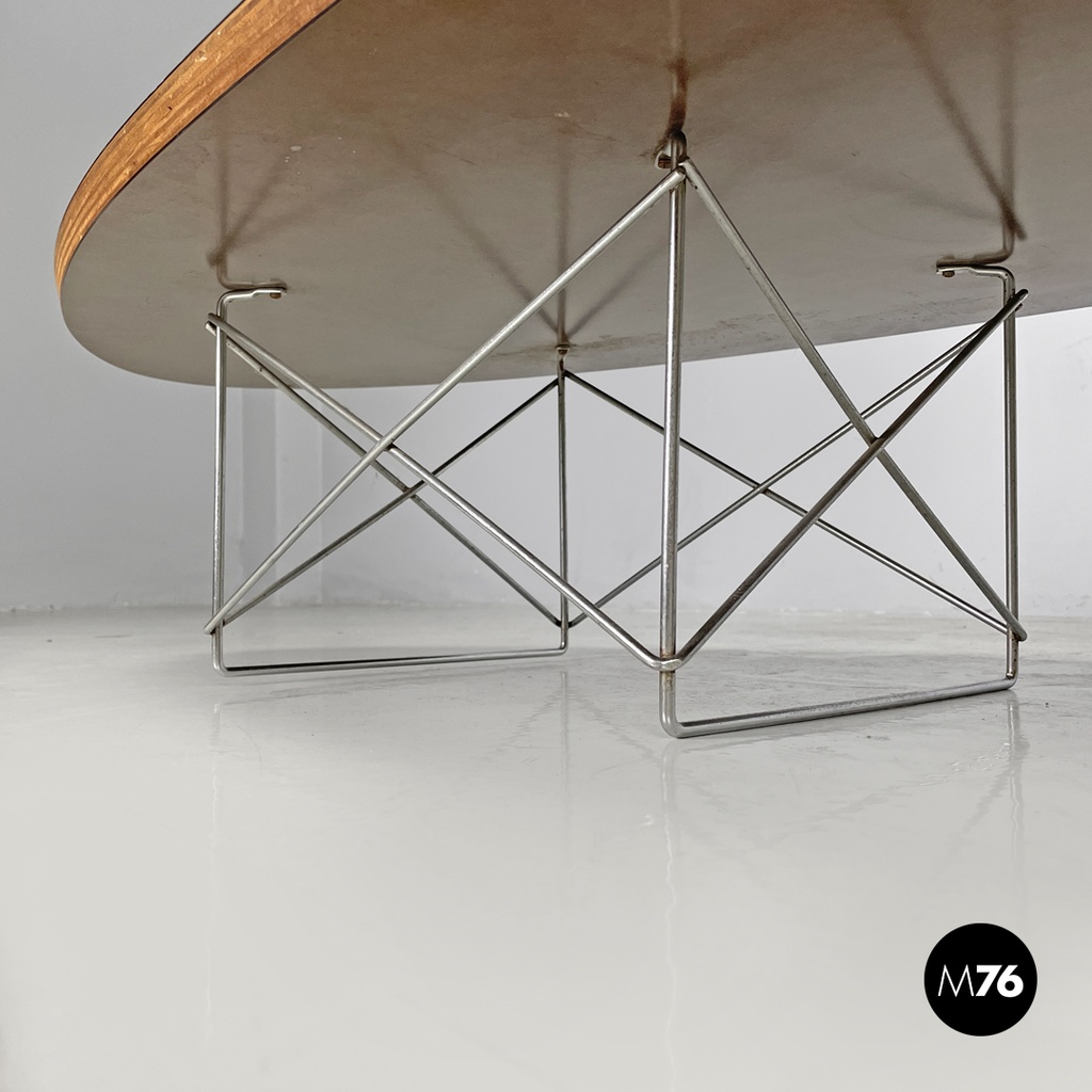 American mid-century modern coffee table ETR by Eames for Herman Miller, 1960s