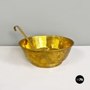 Servizio da macedonia in ottone, 1970 ca.