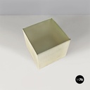 Tavolo da caffè in metallomicro forato, 1980 ca.