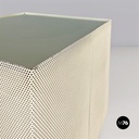 Tavolo da caffè in metallomicro forato, 1980 ca.