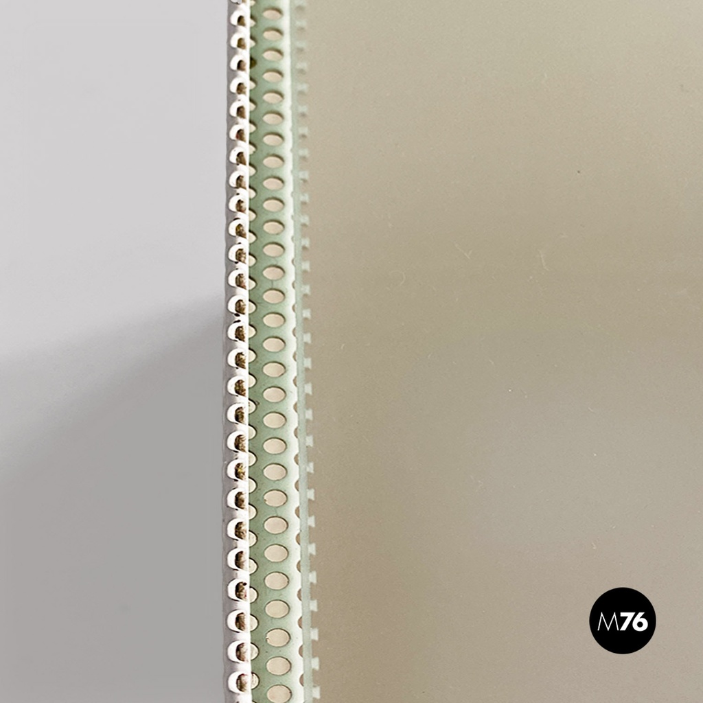 Tavolo da caffè in metallomicro forato, 1980 ca.