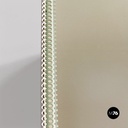 Tavolo da caffè in metallomicro forato, 1980 ca.