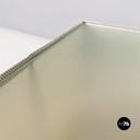 Tavolo da caffè in metallomicro forato, 1980 ca.