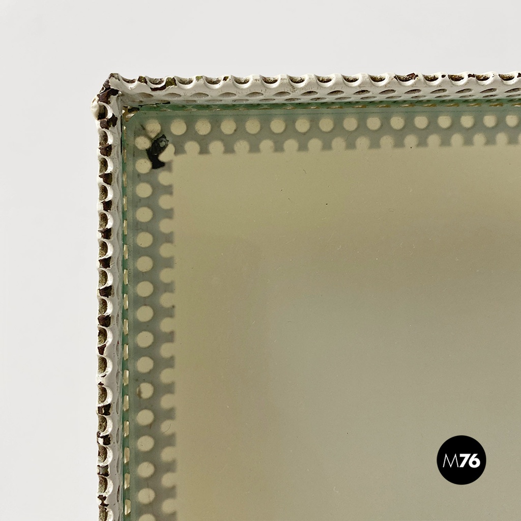 Tavolo da caffè in metallomicro forato, 1980 ca.