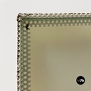 Tavolo da caffè in metallomicro forato, 1980 ca.