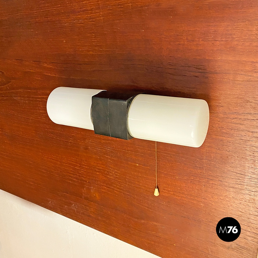 Applique in vetro opalino, 1960 ca.