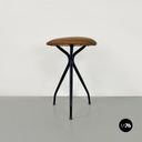 Set di due sgabelli in finta pelle, 1960 ca.