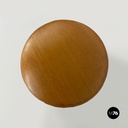 Set di due sgabelli in finta pelle, 1960 ca.