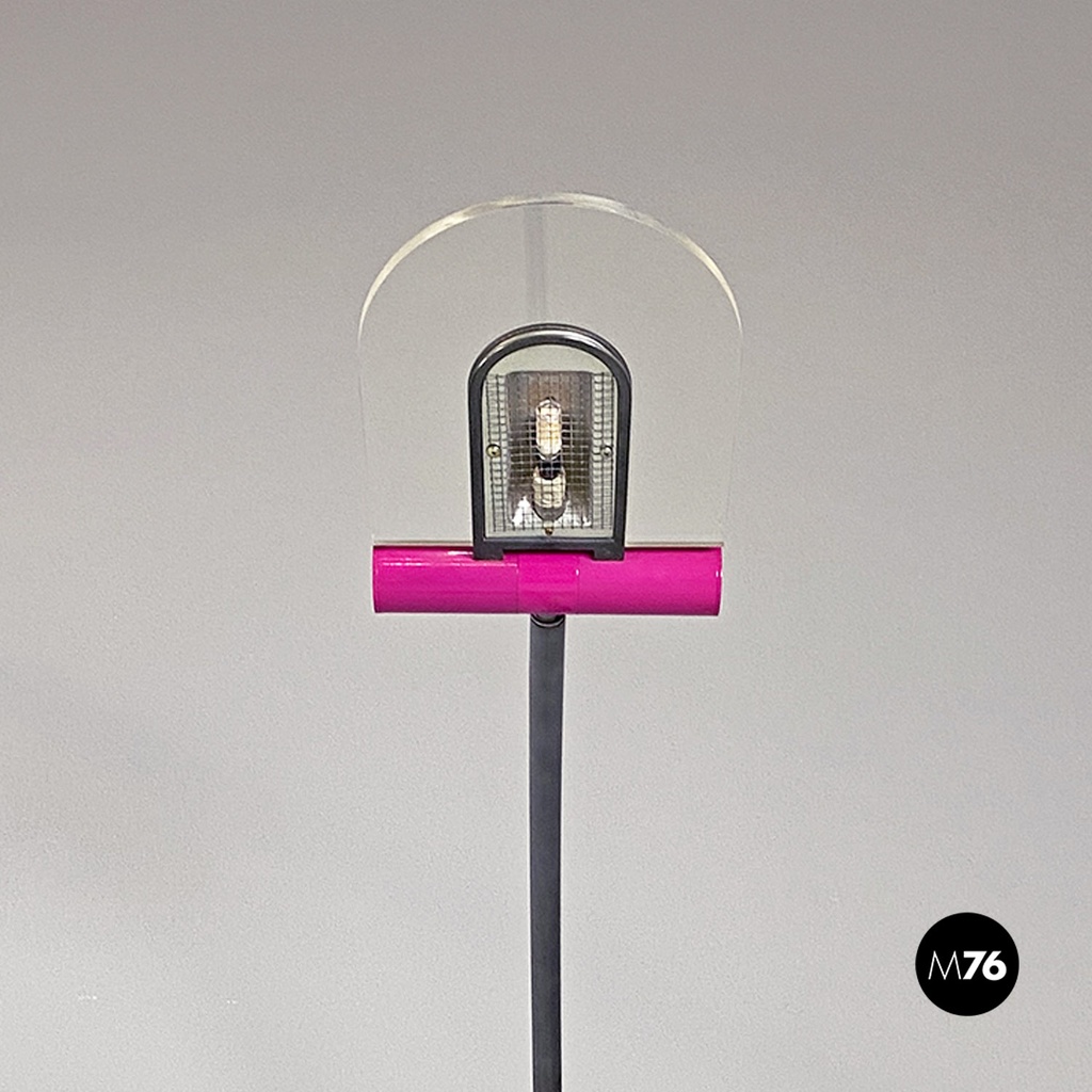 Lampada da terra ad arco, 1980 ca.