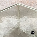 Carrello da laboratorio in vetro e metallo, 1940 ca.