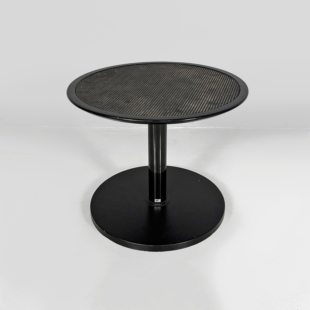 Tavolo da caffè tondo di Forme e Funzioni per Airon, 1980 ca.