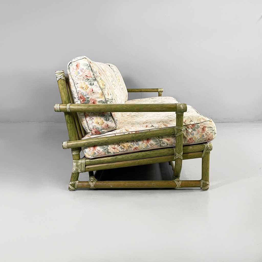 Divano di Lyda Levi per McGuire Company,  1970 ca.