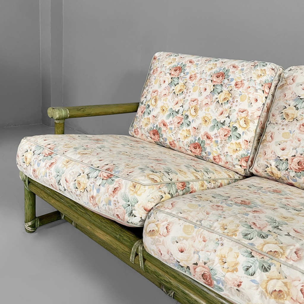 Divano di Lyda Levi per McGuire Company,  1970 ca.