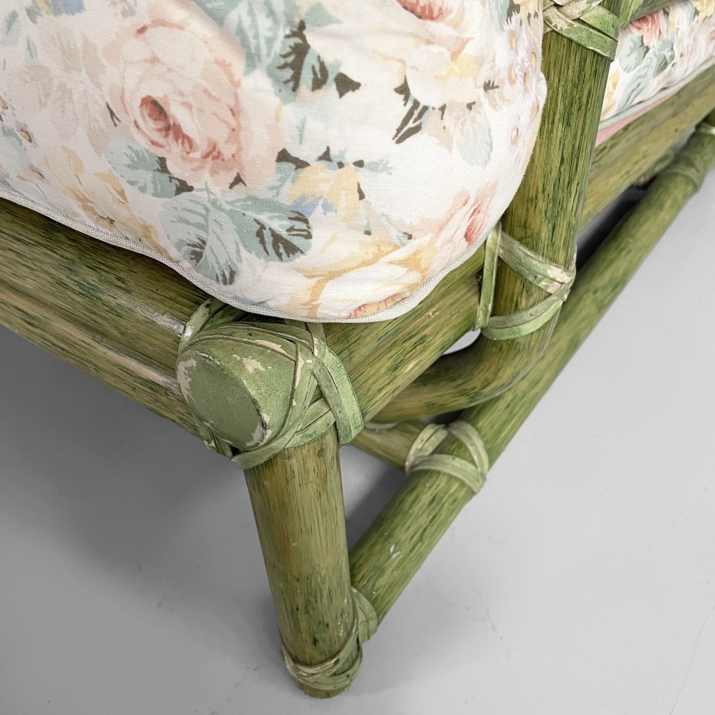 Divano di Lyda Levi per McGuire Company,  1970 ca.