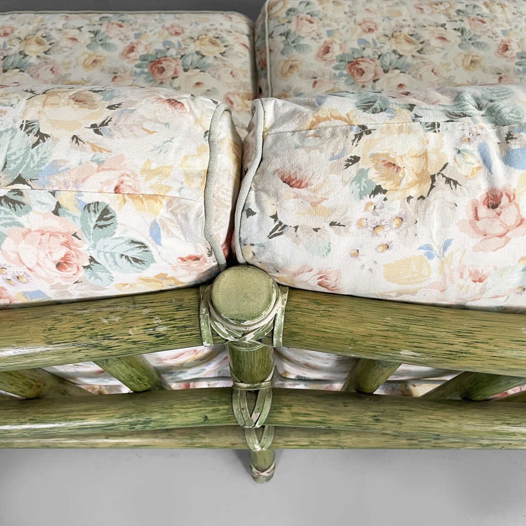 Divano di Lyda Levi per McGuire Company,  1970 ca.