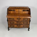 Cassettiera in legno con decorazioni, 1950 ca.