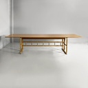 Tavolo da pranzo o consolle di Lyda Ledi per McGuire Company,  1970 ca.