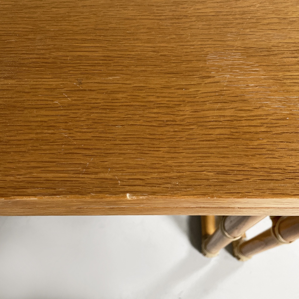 Tavolo da pranzo o consolle di Lyda Ledi per McGuire Company,  1970 ca.