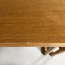 Tavolo da pranzo o consolle di Lyda Ledi per McGuire Company,  1970 ca.