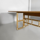 Tavolo da pranzo o consolle di Lyda Ledi per McGuire Company,  1970 ca.