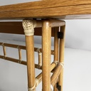 Tavolo da pranzo o consolle di Lyda Ledi per McGuire Company,  1970 ca.