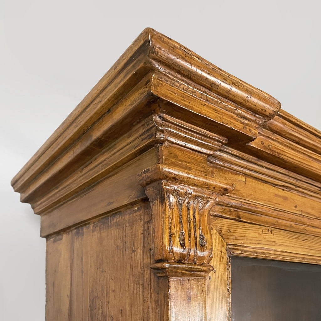 Credenza in legno e vetro, 1930 ca.