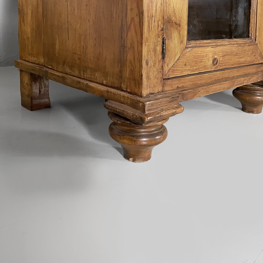 Credenza in legno e vetro, 1930 ca.