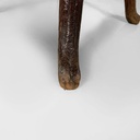 Sedia in legno e tessuto ricamato, 1930 ca.