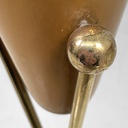 Posacenere da terra in ottone, 1950 ca.