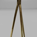 Posacenere da terra in ottone, 1950 ca.