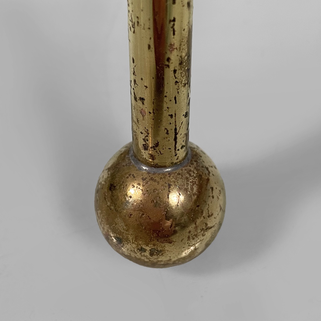 Posacenere da terra in ottone, 1950 ca.